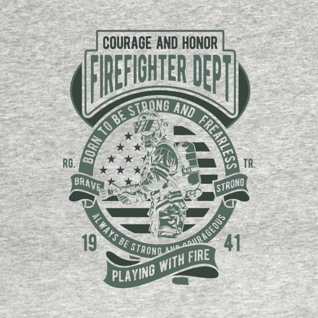 Firefighter Dept by Pureteeshop